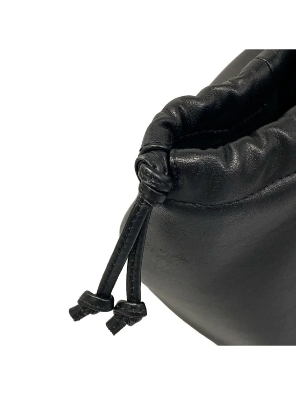 Celine Tote Small Cabas Drawstring Cuir Triomphe Black